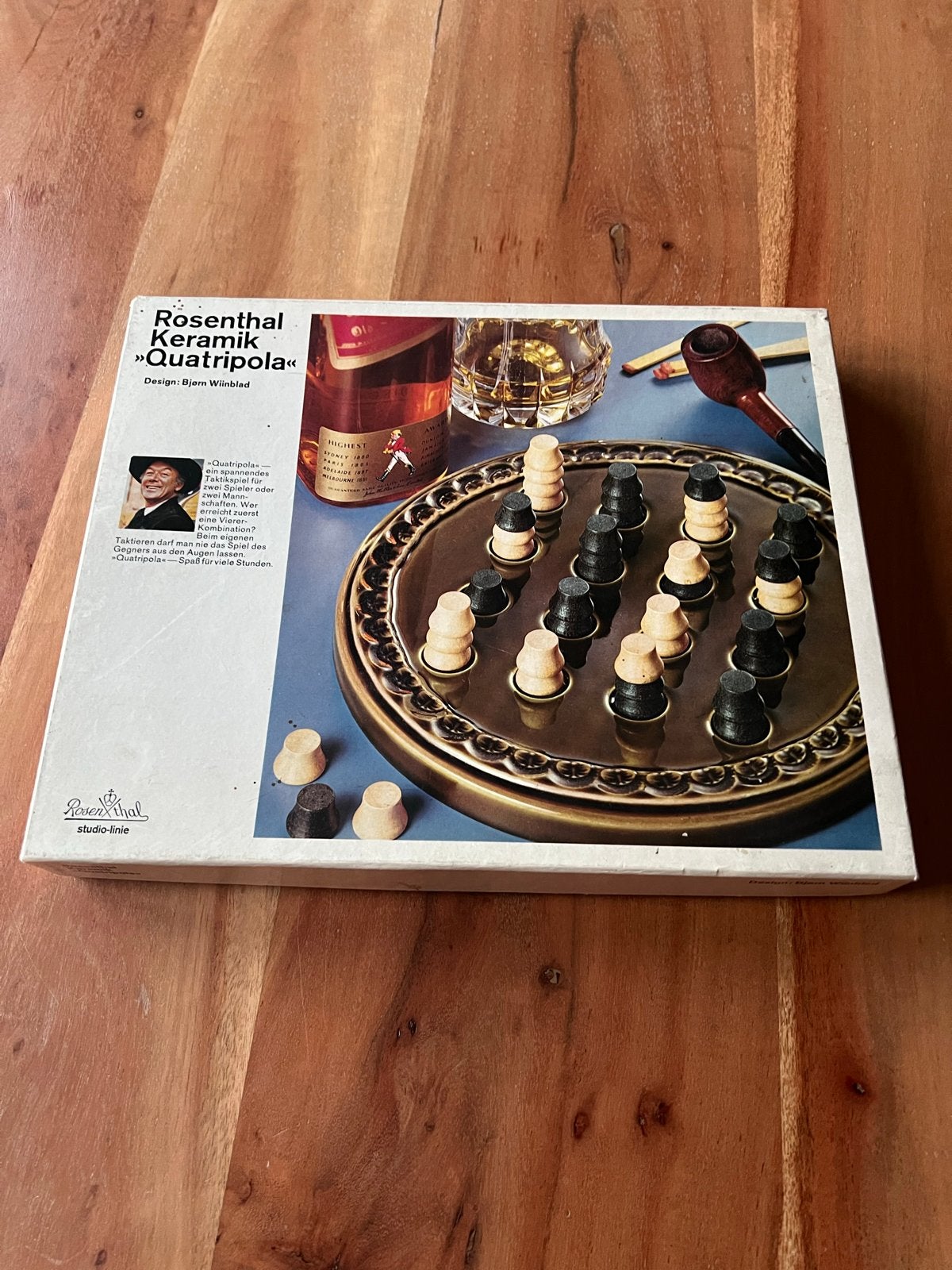 Rosenthal Keramik Quatripola Bordspel - Bjørn Wiinblad, Een of twee spelers, Ophalen of Verzenden, Zo goed als nieuw