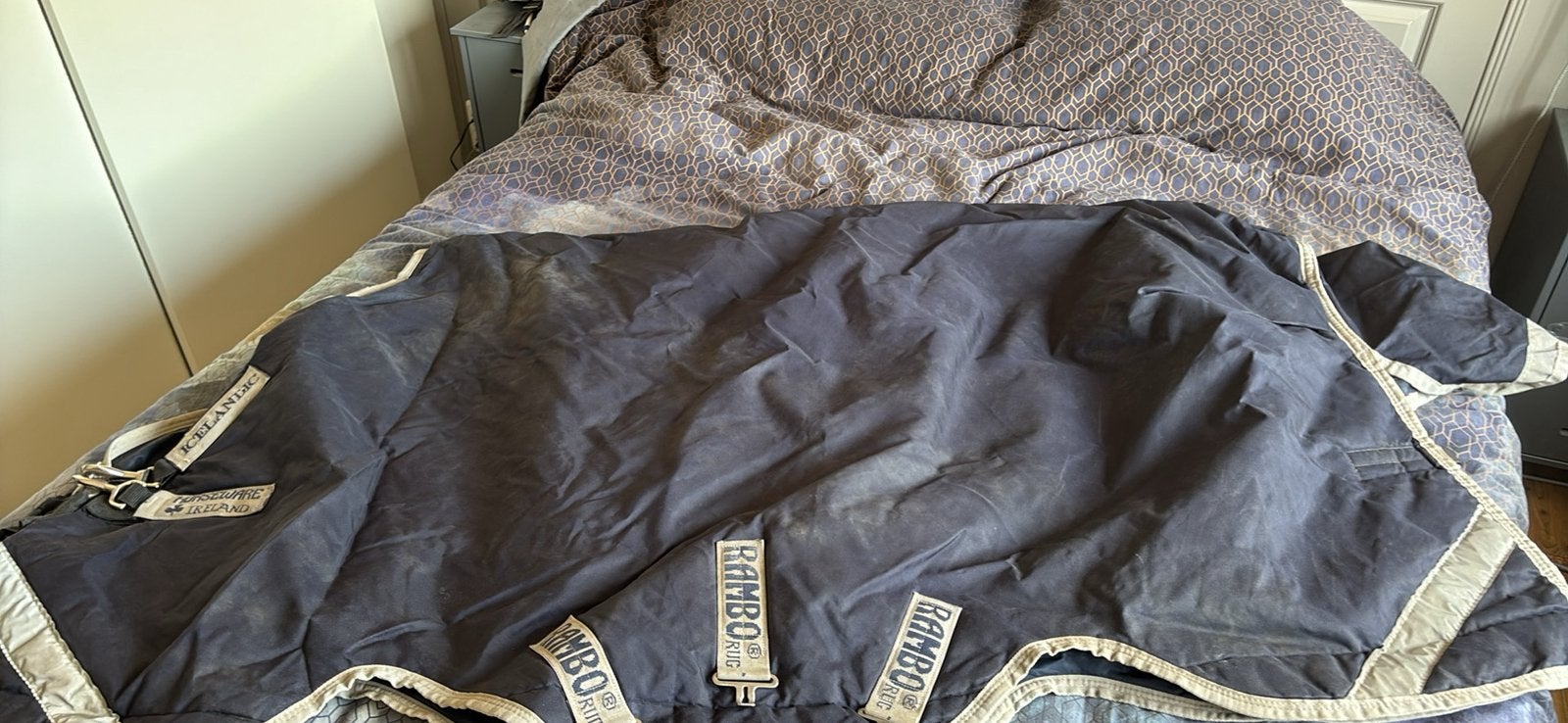 Horseware rambo original icelandic 200 grams(5’6), Dieren en Toebehoren, 200 g, Ophalen of Verzenden, Zo goed als nieuw, Afneembare hals