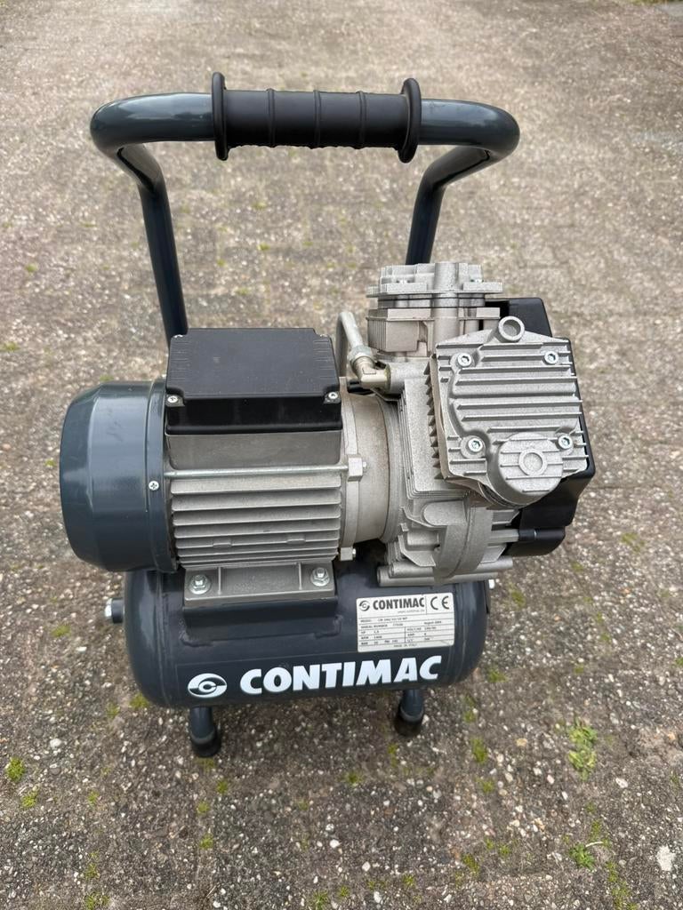 Contimac CM 240/10/10 WF Compressor - 1,5 PK - 10 Bar - 10 L, Ophalen, 6 tot 10 bar, Zo goed als nieuw, 200 tot 400 liter/min