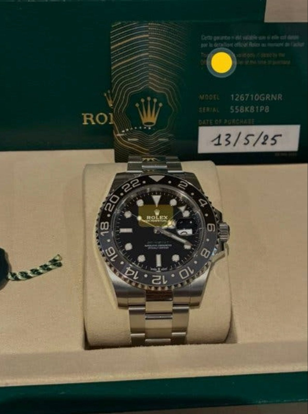Rolex GMT-Master II Bruce Wayne, Sieraden, Tassen en Uiterlijk, Ophalen, Polshorloge, Nieuw, Rolex