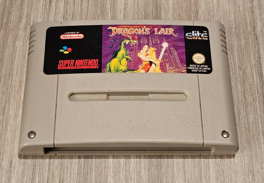 Dragon's Lair SNES, Spelcomputers en Games, Avontuur en Actie, Gebruikt, 1 speler, Ophalen of Verzenden