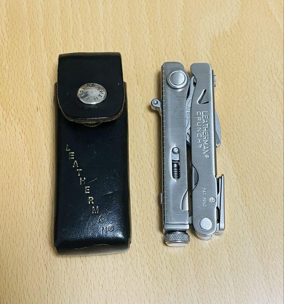 Leatherman Crunch multitool met hoes in topstaat, Ophalen of Verzenden, Zo goed als nieuw