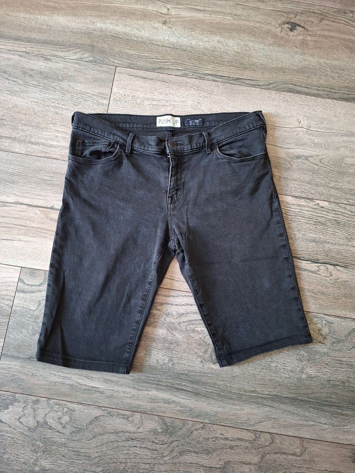 Armani Jeans Push Up Shorts - Maat S (valt als S), Armani Jeans, Kort, Zwart, Ophalen of Verzenden