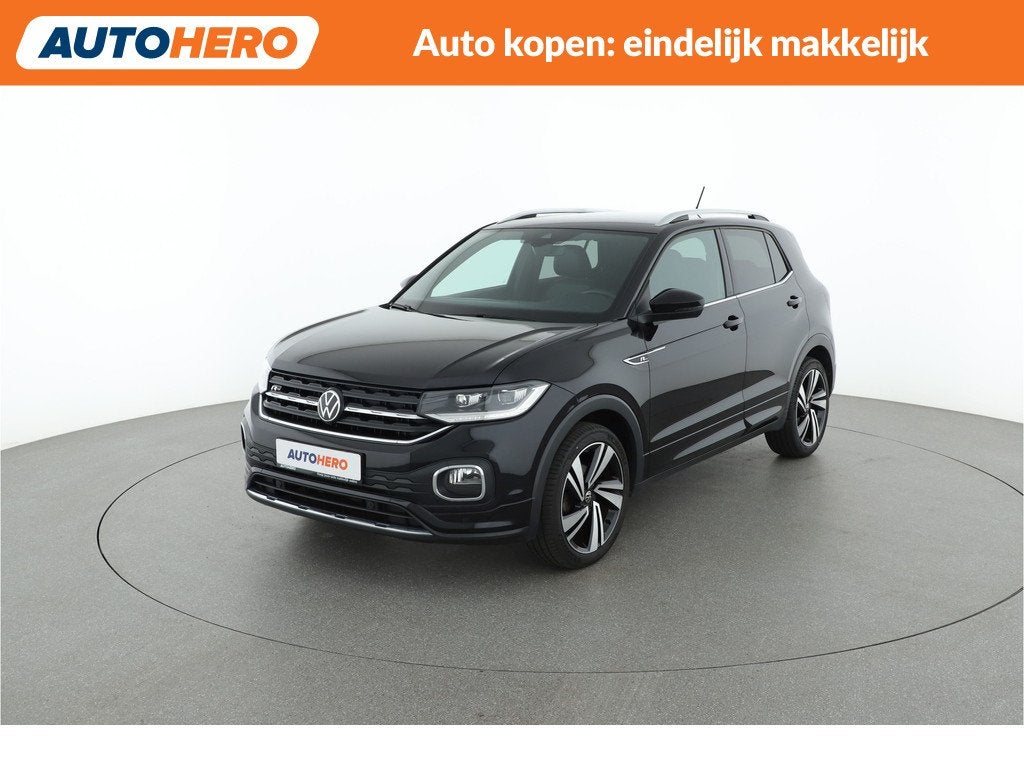 Volkswagen T-Cross 1.0 TSI R-Line | ES47132 | (bj 2021), Auto's, Volkswagen, Gebruikt, Met garantie (alle), Zwart, Bedrijf