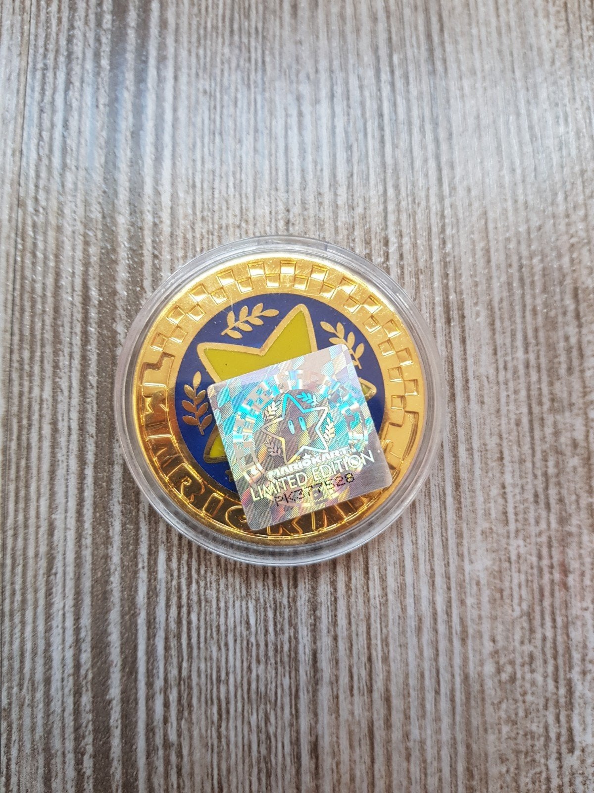 Limited edition van MarioKart de Super Star coin.*, Plus, Ophalen of Verzenden