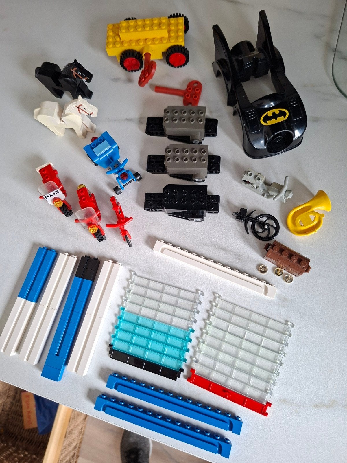Lego onderdelen oa opwindauto-rolluik garage-pull-back motor, Ophalen of Verzenden, Gebruikt