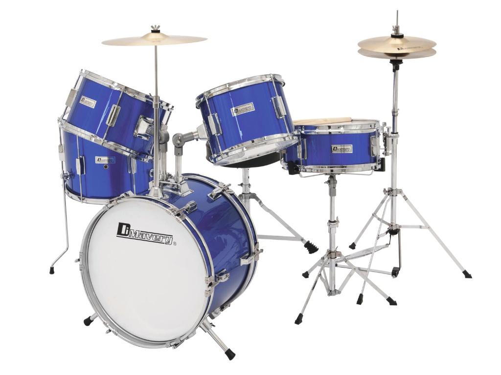 DIMAVERY JDS-305 Kids Drum Set, blue, ., Drums of Percussie, Nieuw, Ophalen of Verzenden