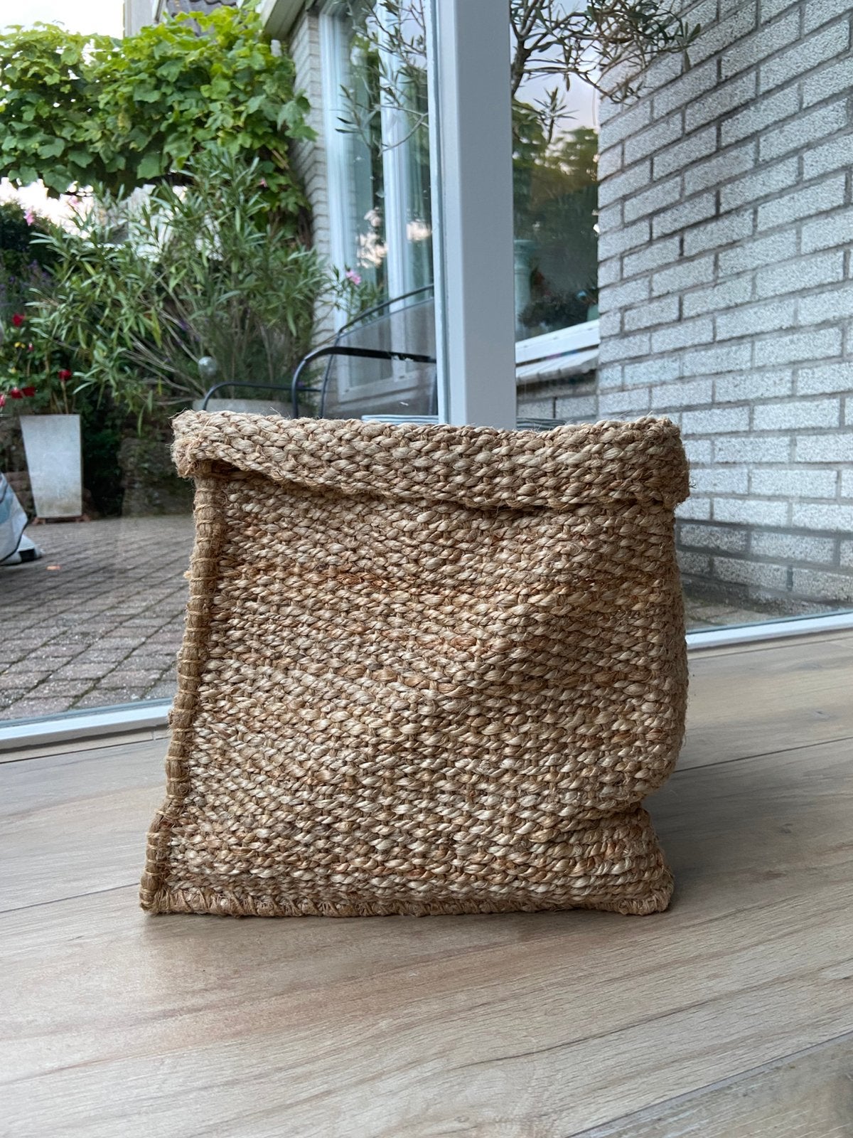 4x juten opbergmand van IKEA, Overige materialen, Gevlochten, Mand, Vierkant