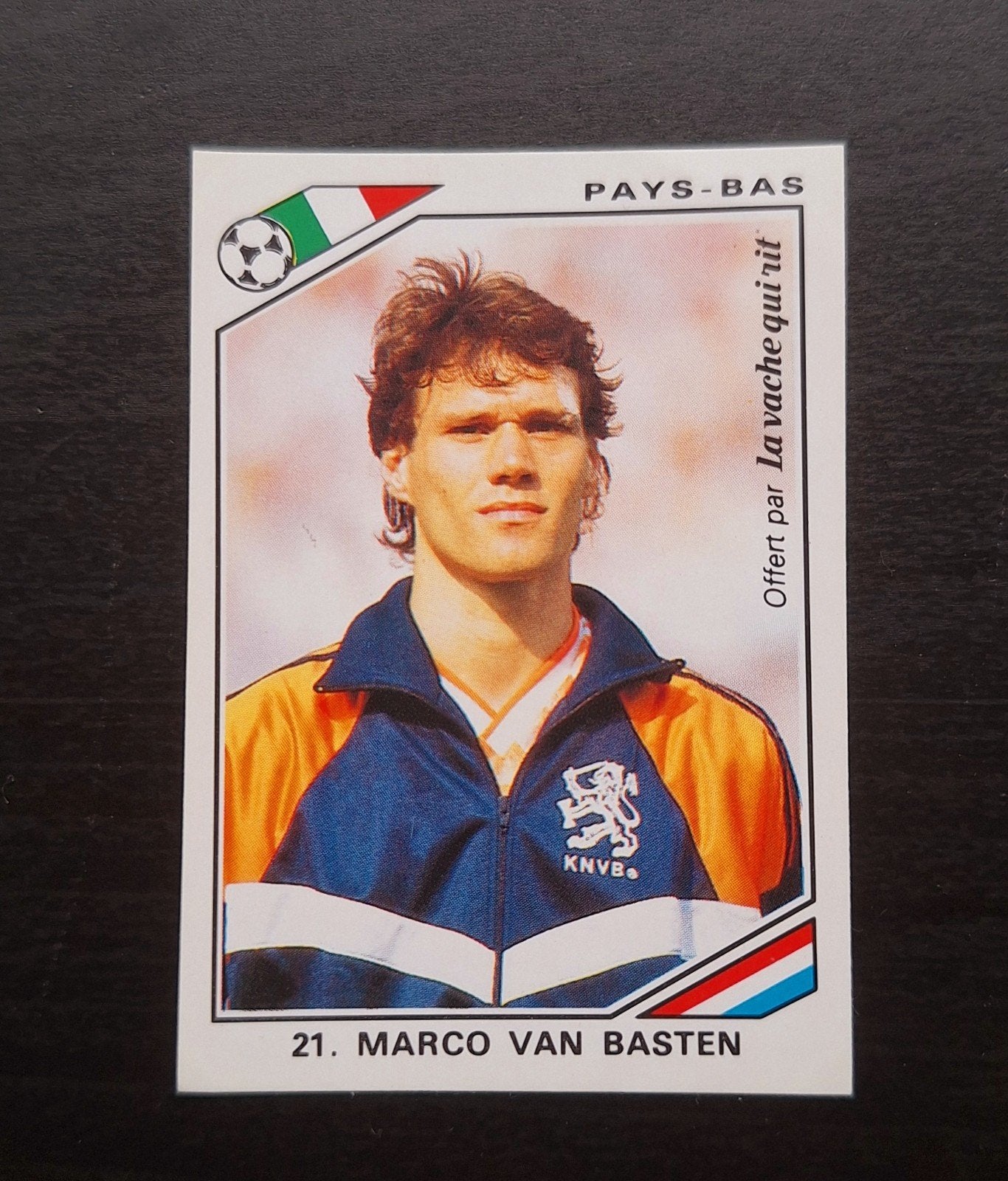 Special edition Panini sticker van Marco van Basten, Verzenden, Zo goed als nieuw, Overige binnenlandse clubs, Spelerskaart