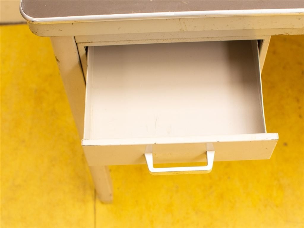 Ijzeren bureau 33365, Huis en Inrichting, Ophalen of Verzenden, Gebruikt, Zwart