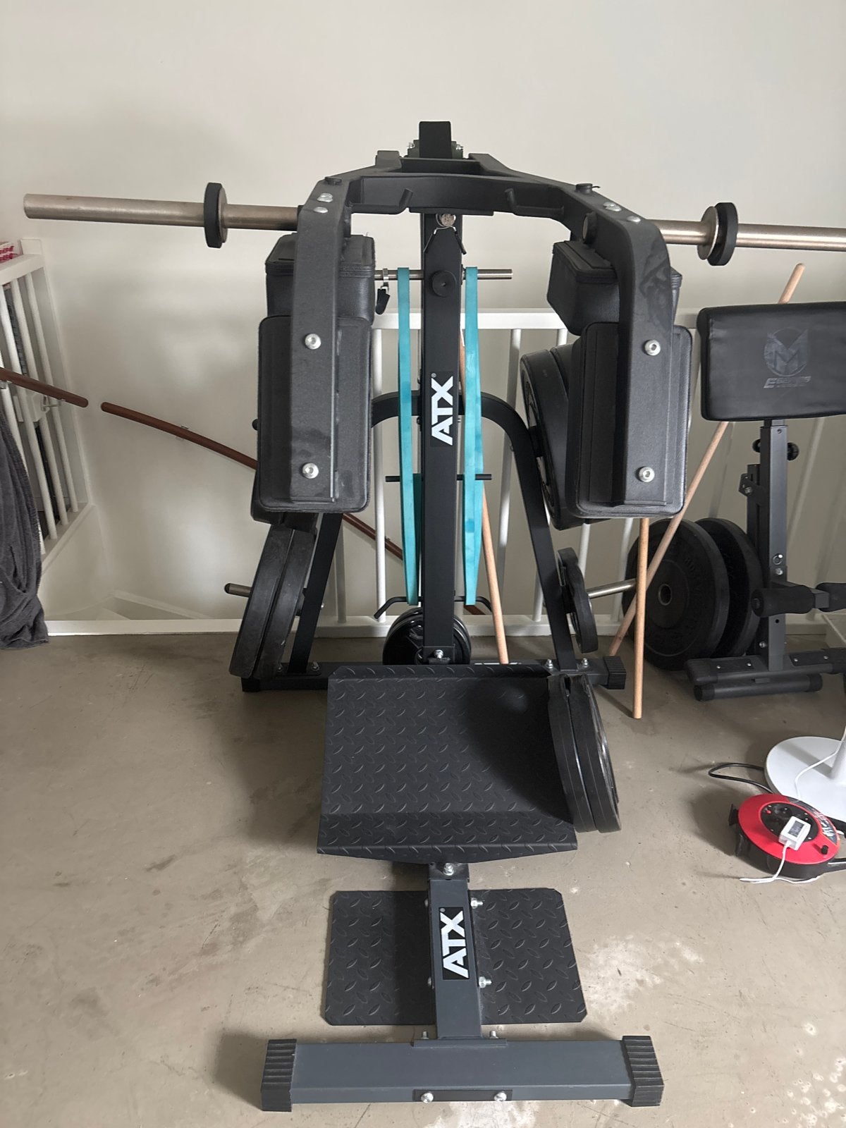ATX Leverage Squat Machine - Krachtstation, Ophalen, Krachtstation, Zo goed als nieuw, Metaal