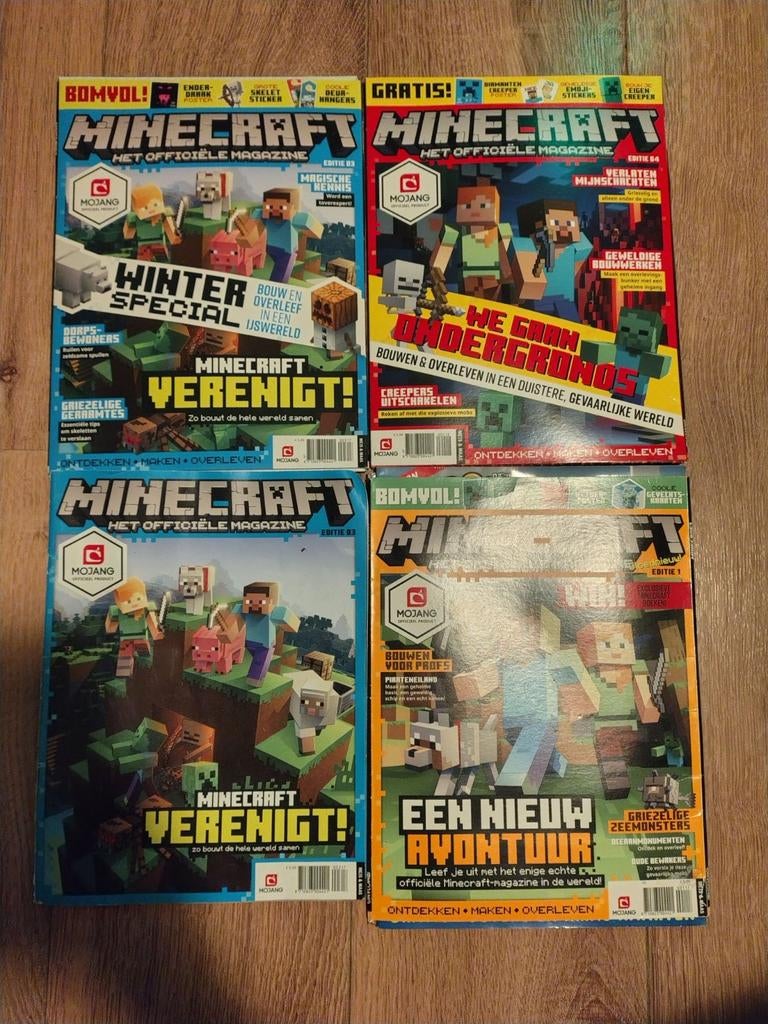 Minecraft Boeken en Tijdschriften - Diverse Edities, Ophalen of Verzenden, Gelezen, Overige typen