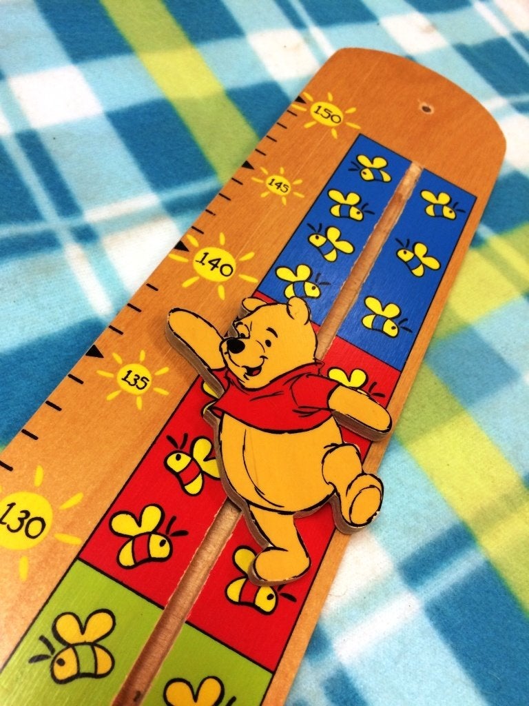 Winnie de Poeh groeimeetlat kinderkamer, Ophalen, Zo goed als nieuw, Overige merken, Wanddecoratie