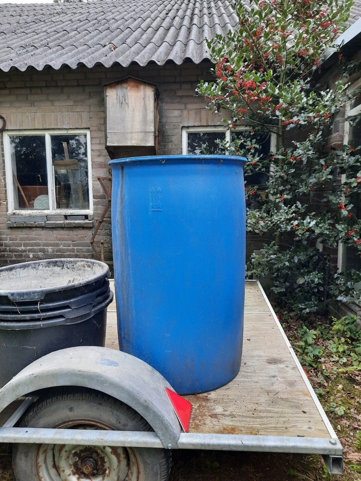11 speciekuipen een waterton, Tuin en Terras, Minder dan 75 liter, Ophalen, Gebruikt