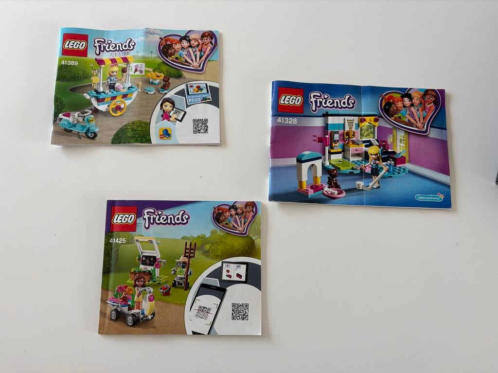 Lego Friends 41328 + 41389 + 41425, Gebruikt, Lego, Friends, Ophalen of Verzenden