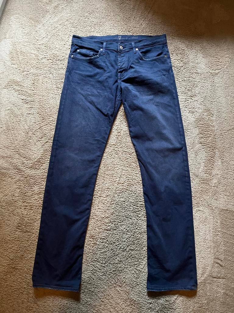 Seven for all mankind Chad jeans, Ophalen of Verzenden, Zo goed als nieuw, Blauw, W32 (confectie 46) of kleiner