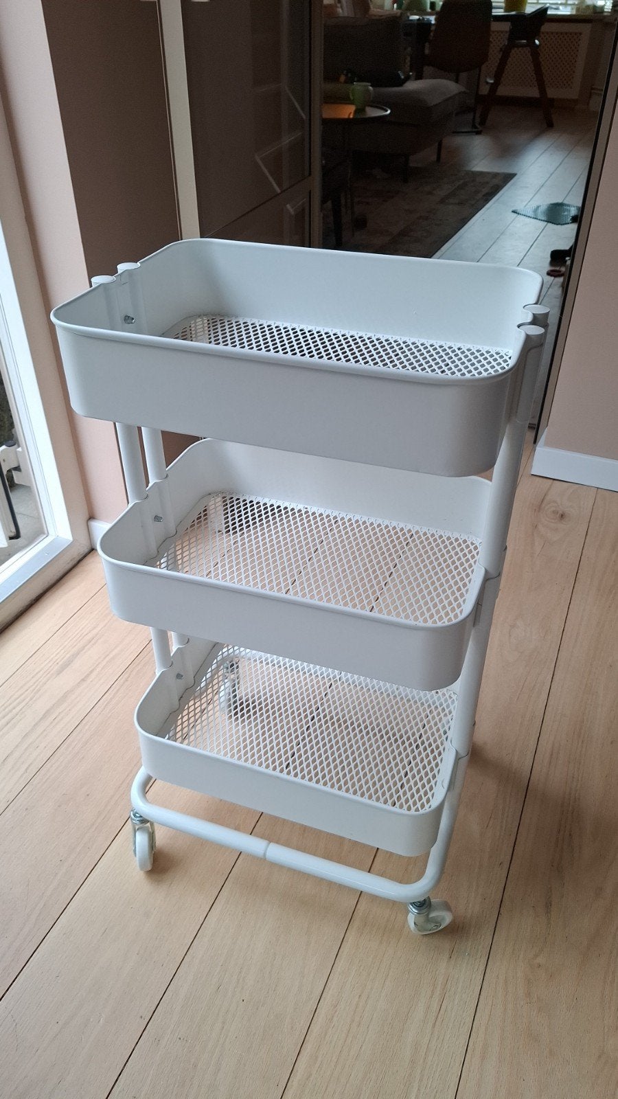 RÅSKOG keukentrolley karretje
Roltafel, wit keuken, 35x45x77, Overige typen, Ophalen, Gebruikt, Metaal