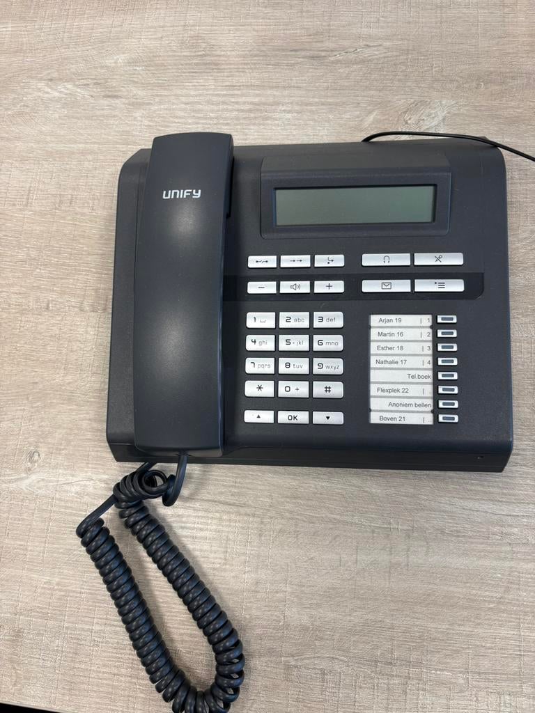 Bureautelefoon unifyopen 30T vijf stuks, Ophalen, Gebruikt