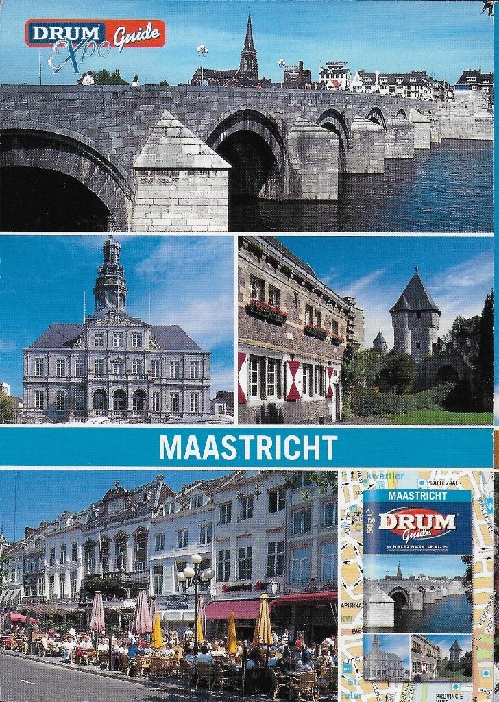 Ch841 ongelopen ansichtkaart maastricht ( drum ), Ophalen of Verzenden, 1980 tot heden, Ongelopen, Limburg