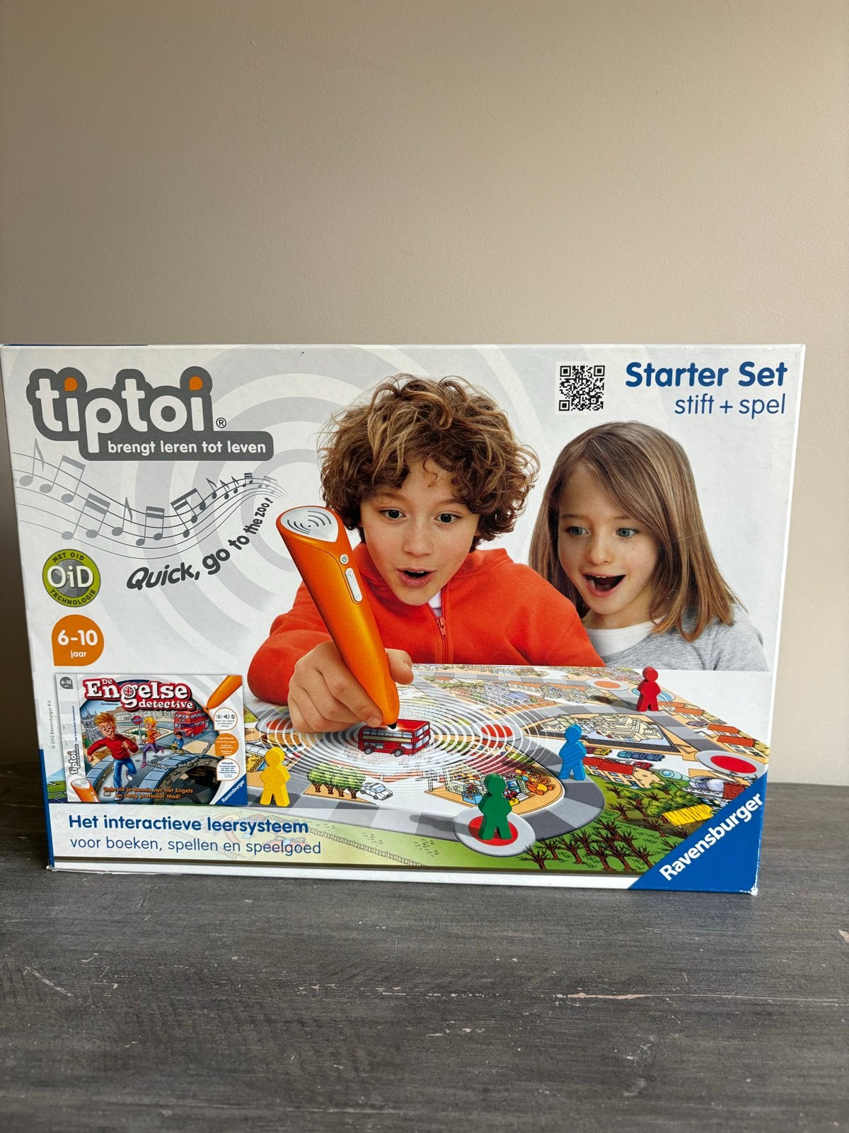 Tiptoi Starter Set Stift + Spel - De Engelse Detective, Ophalen of Verzenden, Zo goed als nieuw, Taal en Lezen, Met geluid
