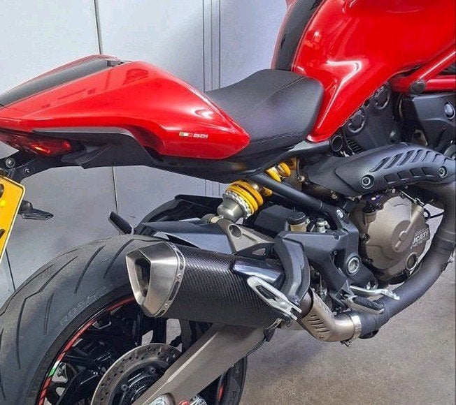 Ducati Monster 821 Uitlaat carbon, merk: Spark, Motoren, Ophalen of Verzenden, Gebruikt