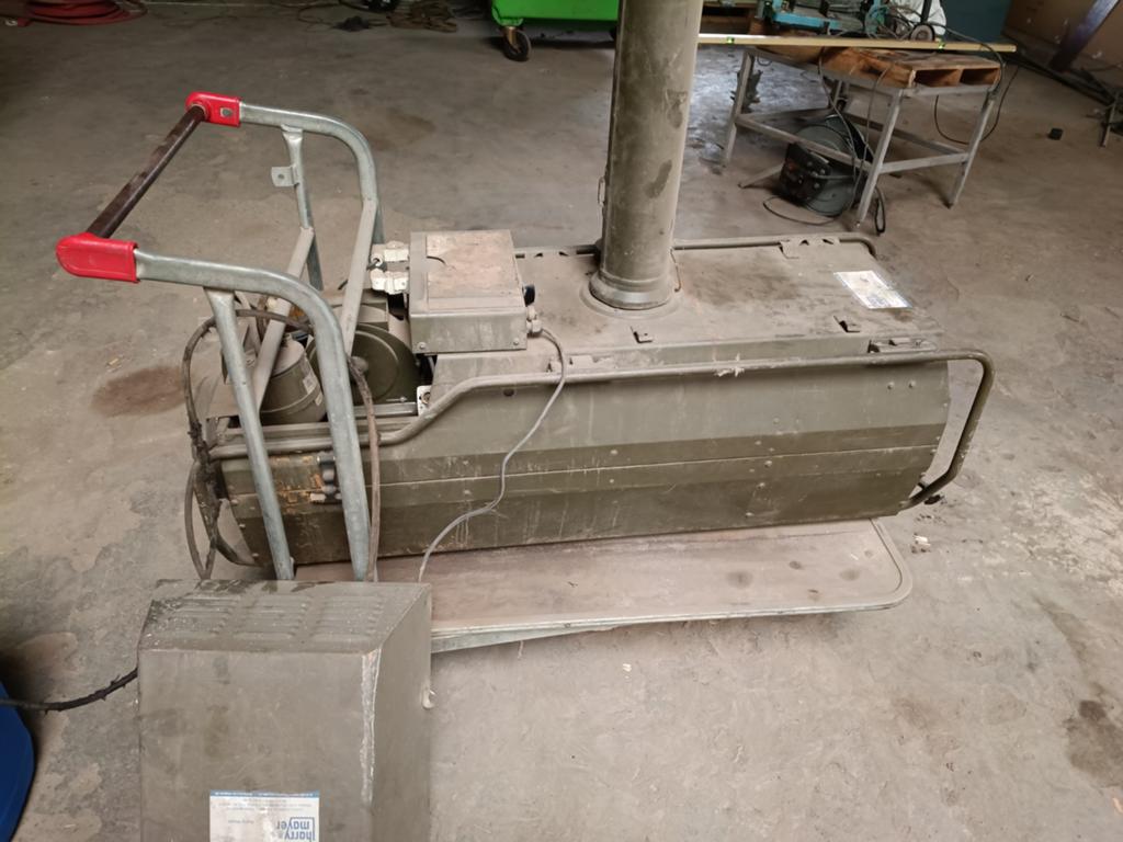 Diesel kachel Dantherm VA-M15, Ophalen, 30 tot 80 cm, Gebruikt, Kachel