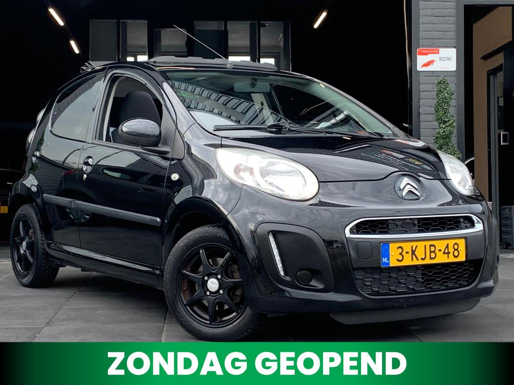Citroen C1 1.0 Collection|Open Dak|1e eig|Airco|NAP|El.Ramen, Auto's, Voorwielaandrijving, Euro 5, Stof, Gebruikt