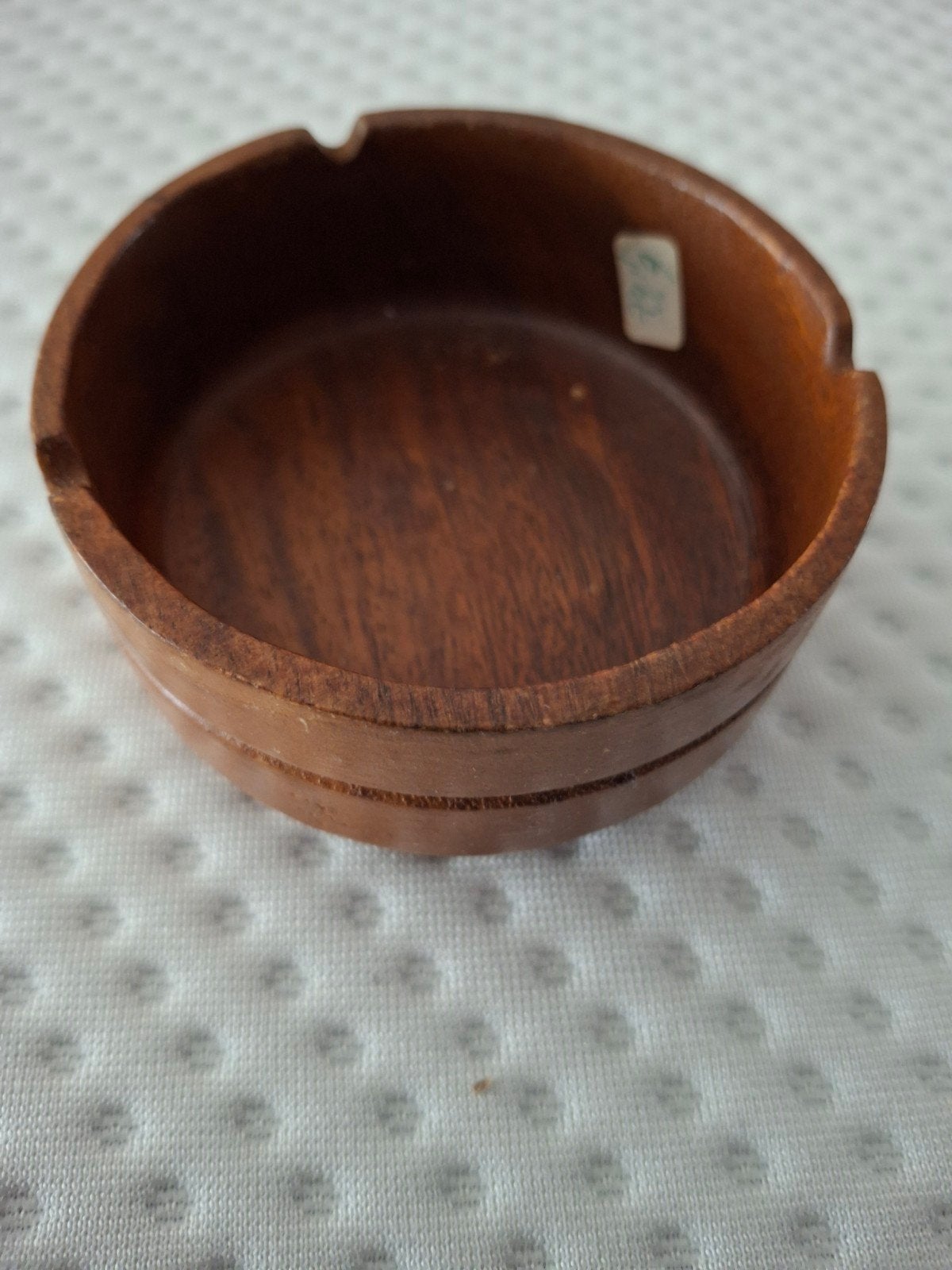 Houten asbakje., Ophalen, Hout, Nieuw, Bruin