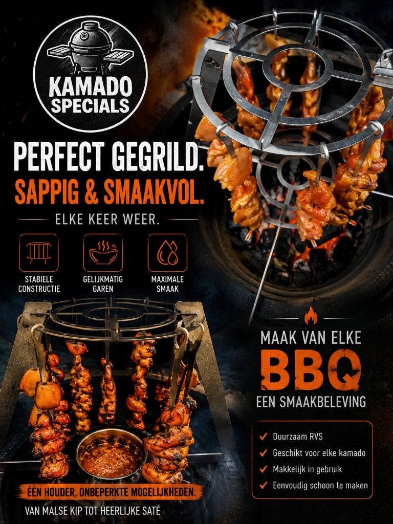 Maak van elke BBQ een smaakbeleving!, 3371 EE, Nieuw, Ophalen of Verzenden, Kamado specials
