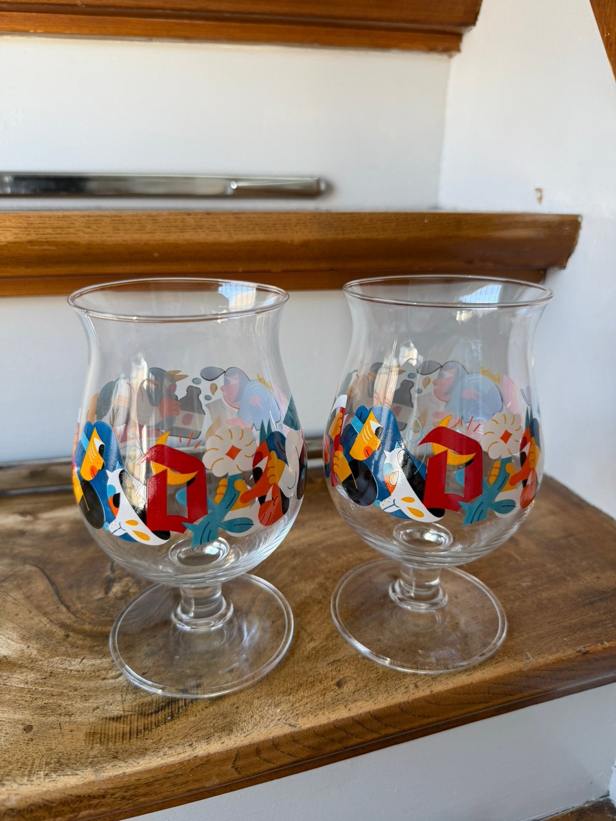 2x Duvel bierglas Hedof 2023, Ophalen of Verzenden, Zo goed als nieuw, Glas of Glazen, Duvel