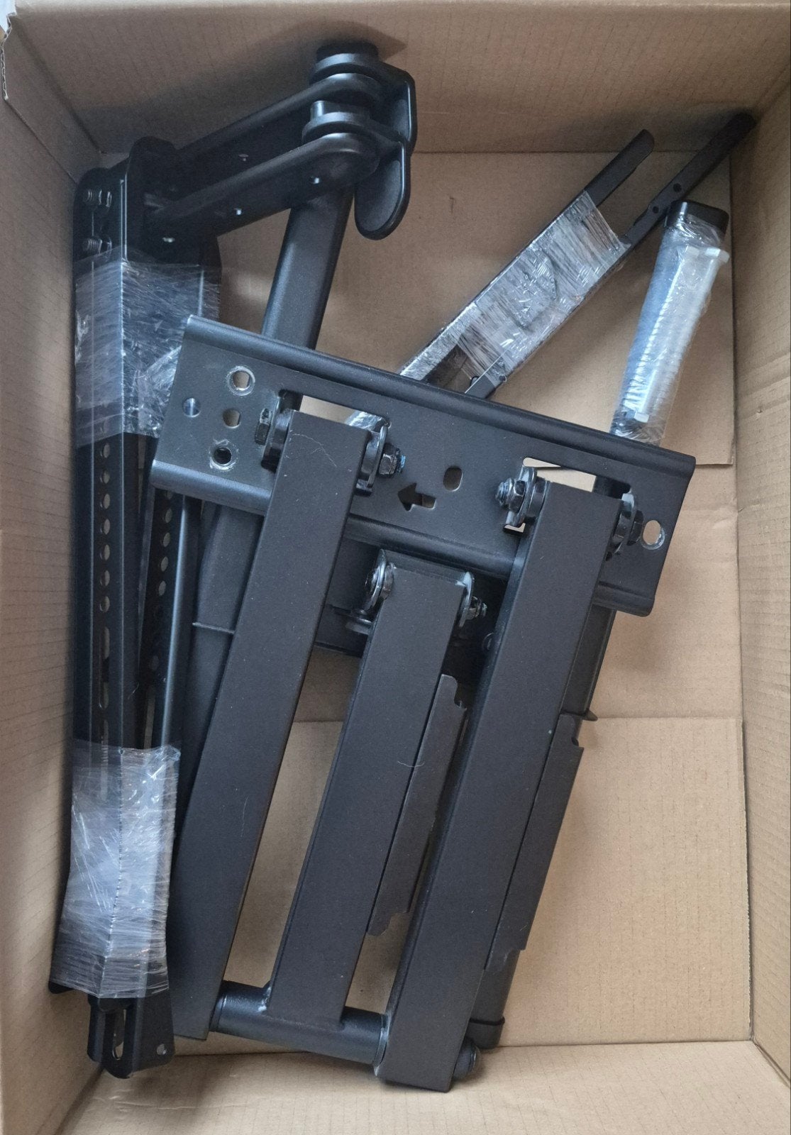 Wolff Mount Universele TV Muurbeugel + Soundbar Beugel, Ophalen of Verzenden, Zo goed als nieuw