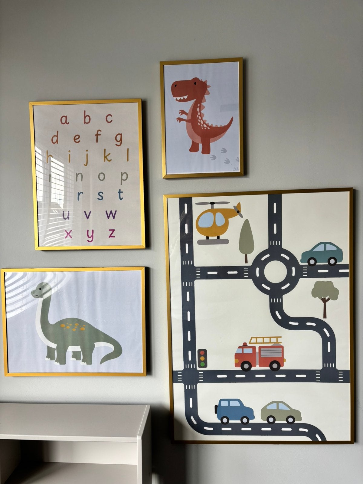 Posters inclusief lijst, kinderkamer, Ophalen, Zo goed als nieuw