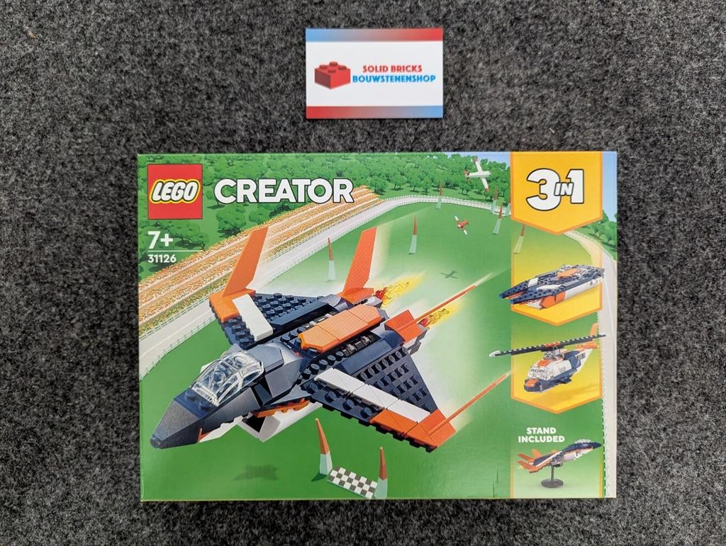 LEGO set 31126 Straaljager 3 in 1 creator set NEW & geseald!, Ophalen of Verzenden, Nieuw, Complete set, Lego