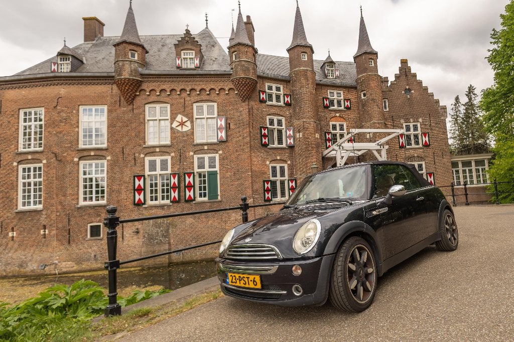 Mini 1.6 16V Cooper Cabrio 2007 Zwart, Auto's, Mini, Voorwielaandrijving, 750 kg, 4 cilinders, Cabriolet