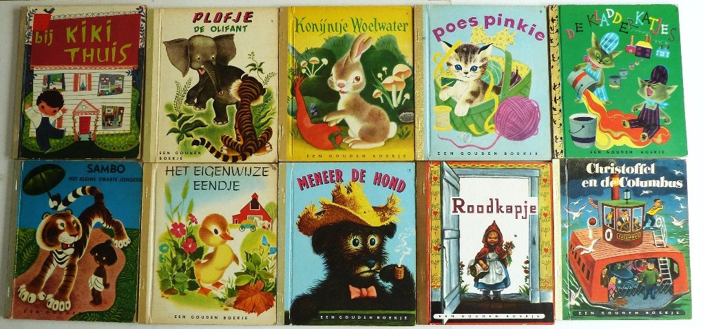 Gouden boekje. Verzameling van Gouden boekjes, Jongen of Meisje, Gouden boekje, Ophalen, Gelezen