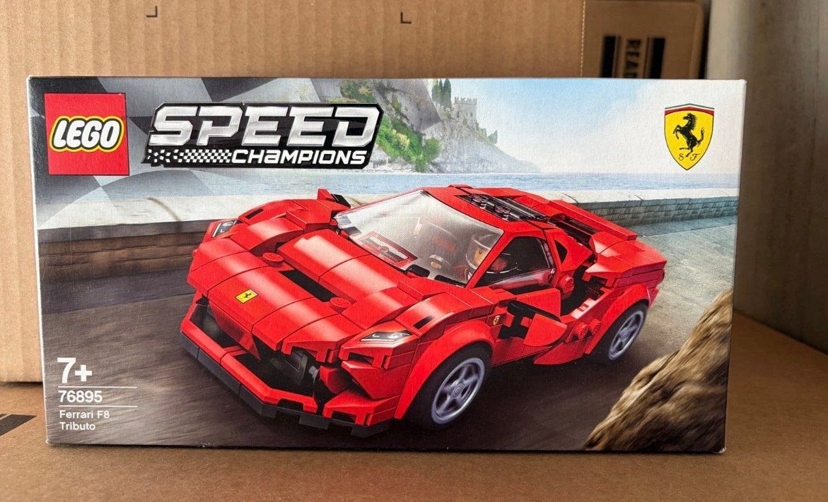 LEGO Speed Champions Ferrari F8 Tributo (76895) Nieuw, Lego, Denemarken, Nieuw, Complete set