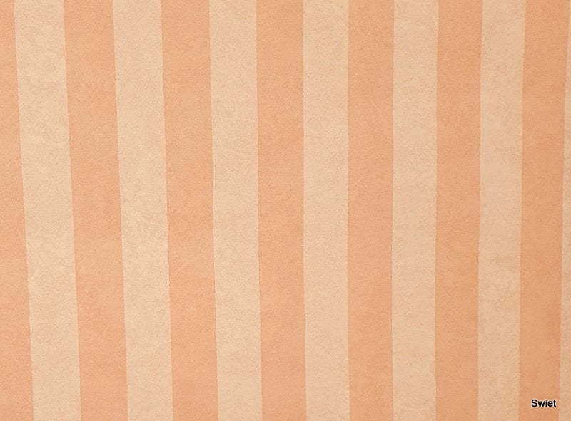 12750 Zalmroze strepen behang van Novo wallcovering swiet, Ophalen of Verzenden, Wit