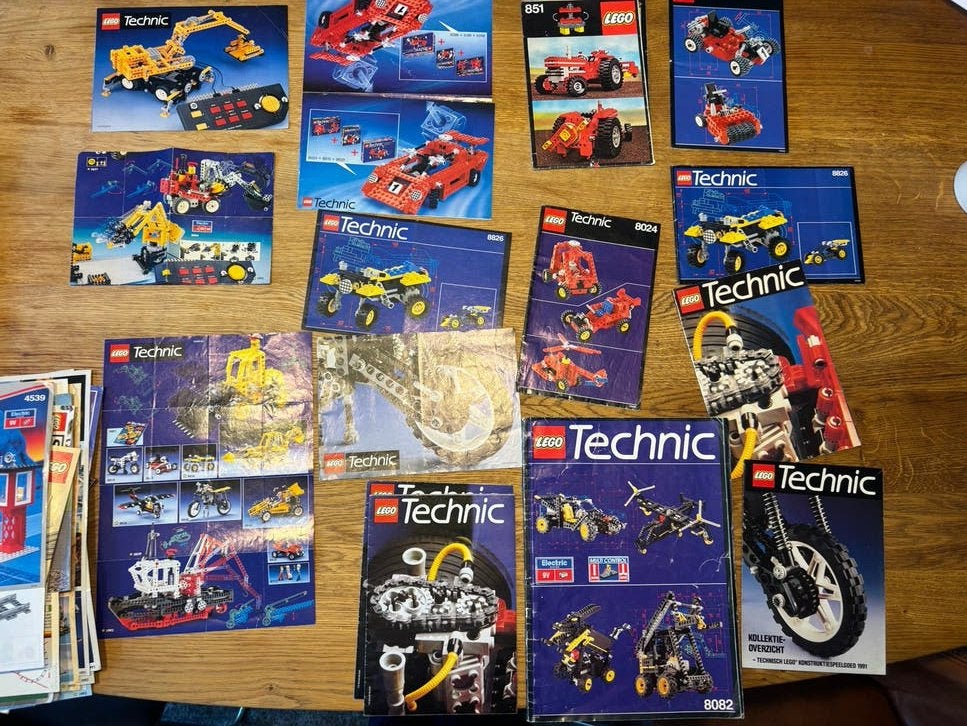 Lego Technic Instructieboekjes - Diverse Sets, Gebruikt, Lego, Accessoire, Ophalen of Verzenden