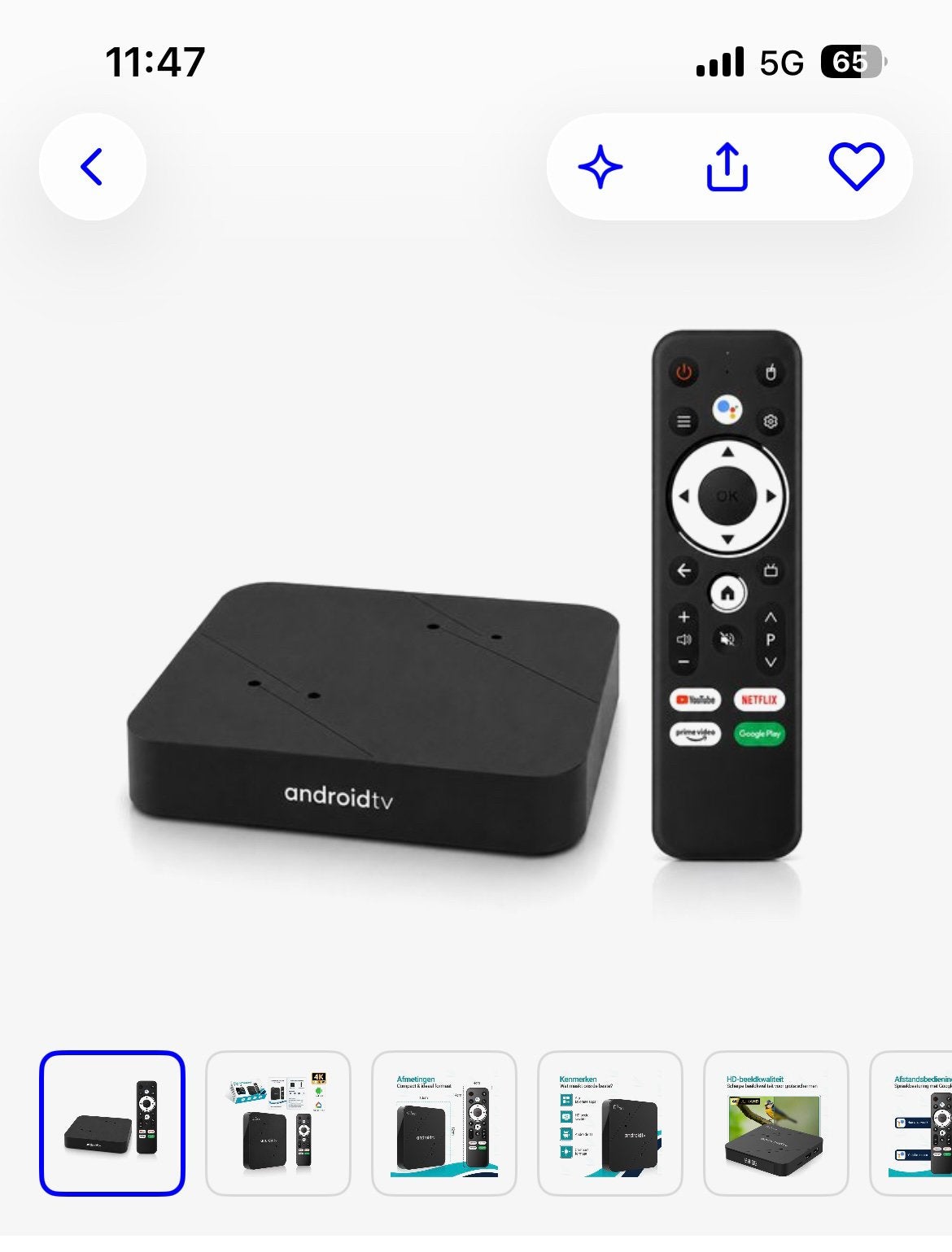 Android tv box / chromecast, Ophalen of Verzenden, Nieuw, HDMI