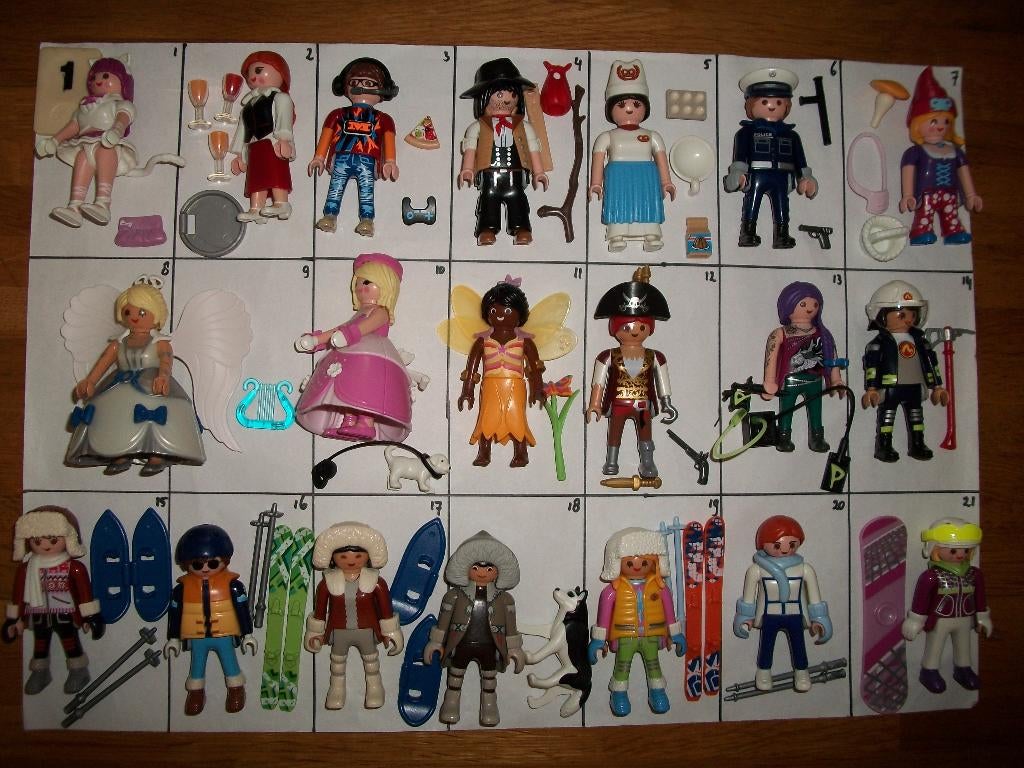 Figures / poppetjes / figuren / prinses / ridder / bakker, Ophalen of Verzenden, Nieuw, Complete set