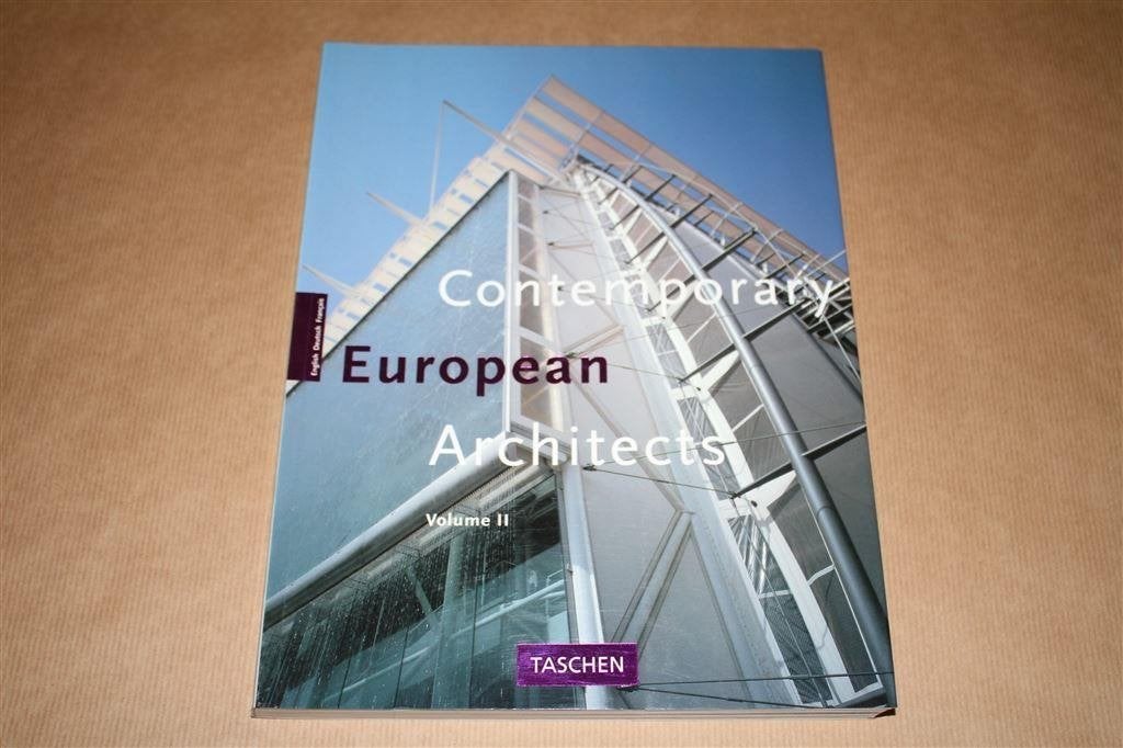 Contemporary European architects. Volume 2., Ophalen of Verzenden, Zo goed als nieuw, Architecten