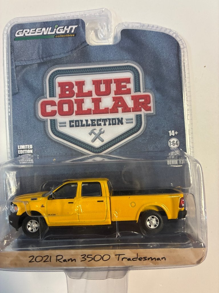 88709: Dodge Ram 3500 Tradesman - 2021 - Greenlight 1:64, Hobby en Vrije tijd, Auto, Nieuw, Ophalen of Verzenden, Bachsatztstr. 54 D 72131 Ofterdingen, Germany