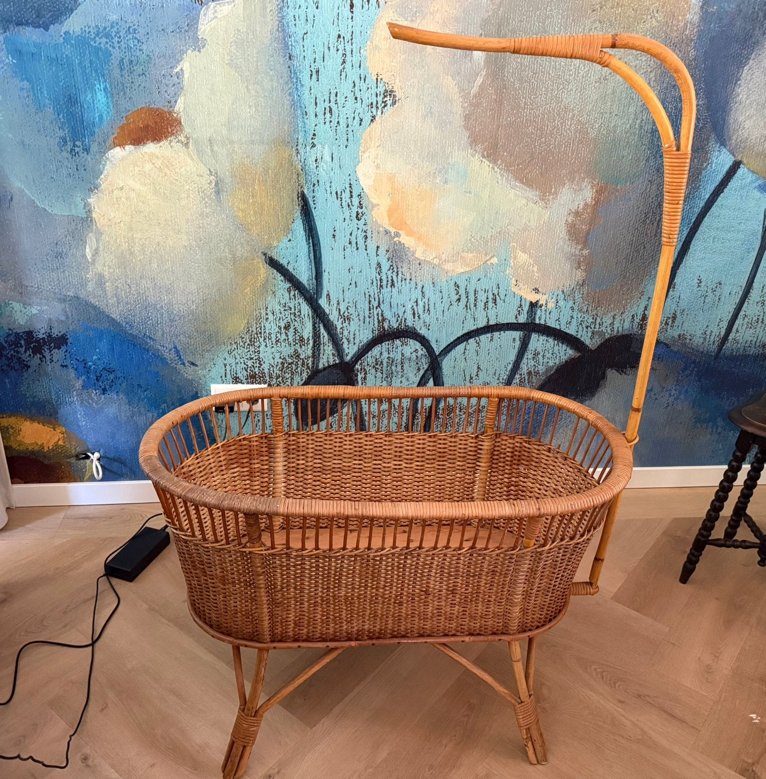 Vintage baby wiegje, Kinderen en Baby's, Babywiegjes en Ledikanten, Ophalen, Gebruikt, Wieg