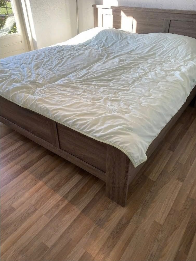 2 pesoons Bed, Ophalen, Gebruikt, 210 cm, Tweepersoons