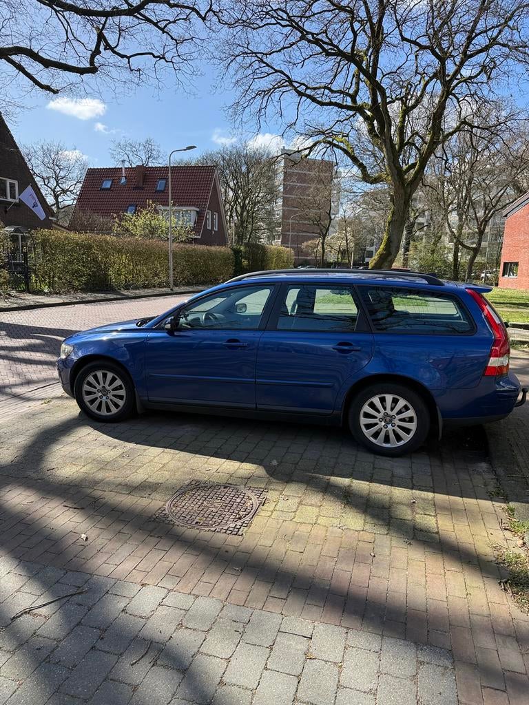 Volvo V50 1.8 2005 Blauw, Auto's, Voorwielaandrijving, 125 pk, 1281 kg, 4 cilinders