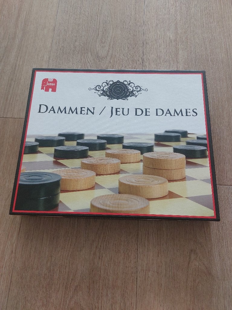 Spel Dammen, Een of twee spelers, Ophalen, Zo goed als nieuw, Jumbo