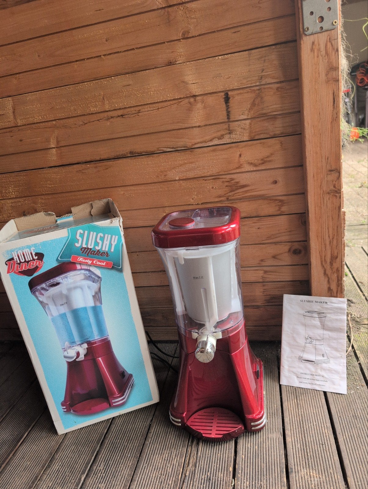 Home Diner Slushy Maker - Maak je eigen slushies!, Ophalen of Verzenden, Zo goed als nieuw