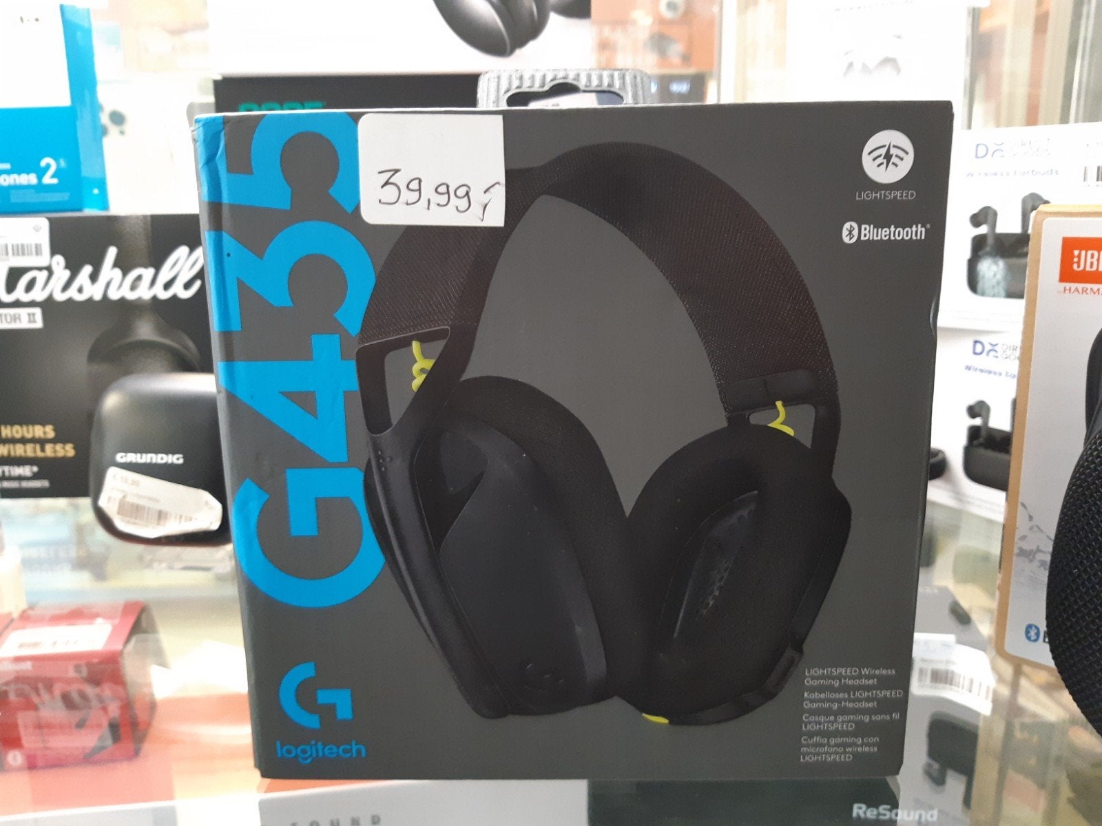 Logitech G435 LIGHTSPEED Gaming Headset Zwart
