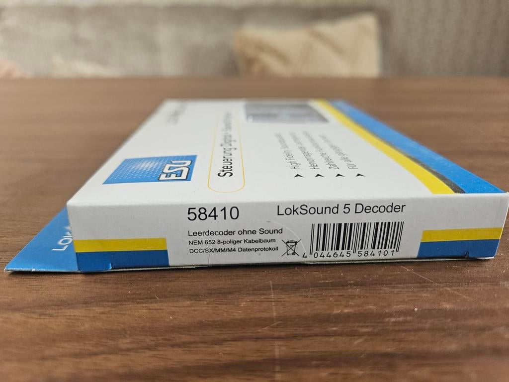 ESU LokSound 5 Decoder 58410 - Leegdecoder zonder geluid, Hobby en Vrije tijd, Ophalen of Verzenden, Gelijkstroom, Locomotief