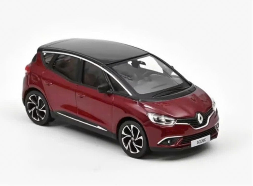 RENAULT SCENIC 2016 ROOD & ZWART SCHAAL 1/43 NOREV 517734, Hobby en Vrije tijd, Modelauto's | 1:43, Nieuw, Auto, Norev, Verzenden